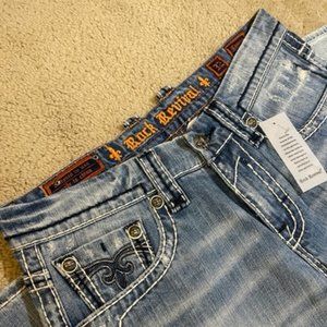 Rock Revival Cooper Straight Denim Men's Size 32 x 34 NEW